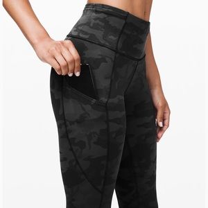 Lululemon Fast and Free Tight 25” Camo